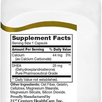 DHEA, 25 mg, 90 капсули