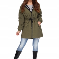 Асиметрично преходно яке в цвят маслина