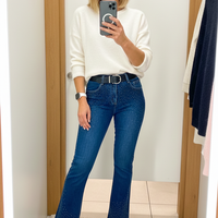 Дамски дънки с камъни