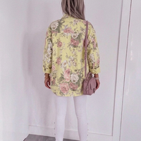 Дънково яке с флорален принт MAXI