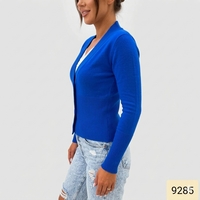 Дамска пролетна жилетка в синьо – универсален размер S/M/L