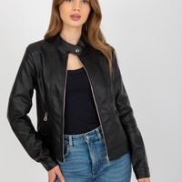 Дамско яке от еко кожа Black Elegance