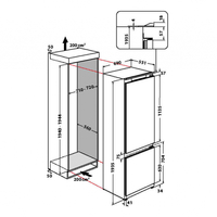 Хладилник за вграждане Whirlpool WH SP70 T121