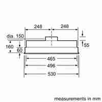 Абсорбатор Bosch DHL555BM