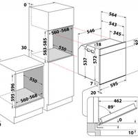 Фурна за вграждане Whirlpool WOI5S8PM1SBA