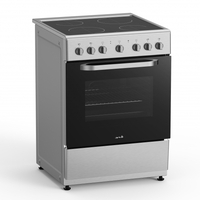 Готварска печка с керамичен плот ARIELLI C-6590CER-IX