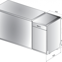 Съдомиялна 45см Whirlpool WSFO 3O34 PF X
