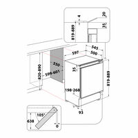 Хладилник за вграждане Whirlpool WBUF011
