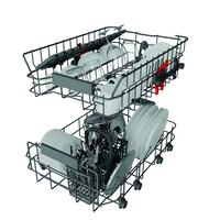 Съдомиялна машина 45см Whirlpool WSFC 3M27 X