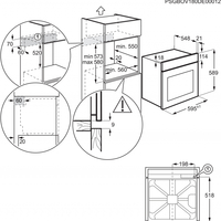 Фурна за вграждане AEG TU5PB431SB