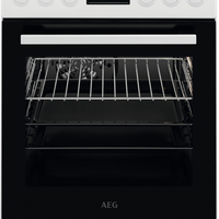 Готварска печка с керамичен плот AEG CCB56491BW