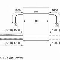 Съдомиялна 60см Bosch SMS4EMC06E