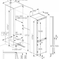 Хладилник за вграждане AEG TC6MS18FDS