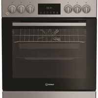 Готварска печка с керамичен плот Indesit I6V8LMX