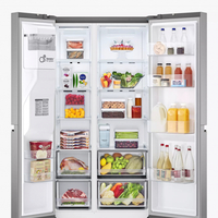 Хладилник с фризер LG GSLV71PZTD SbS