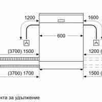 Съдомиялна машина 60см Bosch SMS4EMC06E