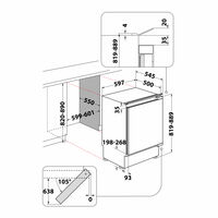 Хладилник за вграждане Whirlpool WBUF011