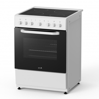 Готварска печка с керамичен плот ARIELLI C-6590CER-W