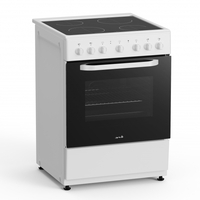 Готварска печка с керамичен плот ARIELLI C-6590CER-W