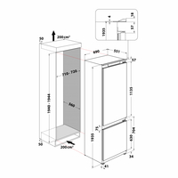 Хладилник за вграждане Whirlpool WH SP70 T242 P