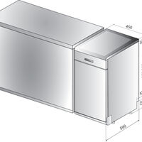 Съдомиялна 45см Whirlpool WSFO 3O34 PF X