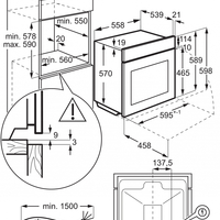 Фурна за вграждане Electrolux LOFGF00BK