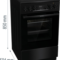 Готварска печка с керамичен плот Gorenje GEC5C40BG