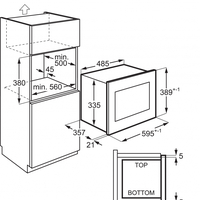 Микровълнова за вграждане Electrolux LMS4253TMK