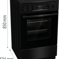 Готварска печка с керамичен плот Gorenje GEC5C40BG