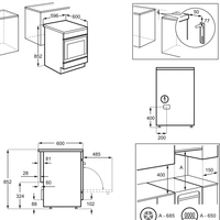 Готварска печка с керамичен плот AEG CCB6693APM