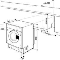 Пералня за вграждане Whirlpool BI WMWG 81485E EU