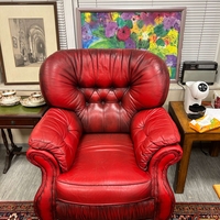 Честръфийлд диван тройка и 2 фотьойла