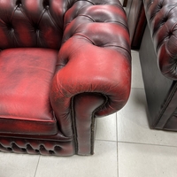 Диван тройка Chesterfield oxblood