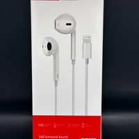 Премиум Lightning слушалки с кабел ( без bluetooth ) T-K5 бели