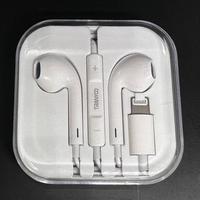 Премиум Lightning слушалки с кабел ( без bluetooth ) T-K5 бели