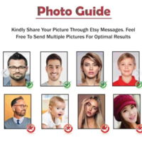 Персонализирана възглавничка Каркатура семейство 2