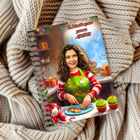 Тефтер ръчно правен персонализиран Коледа карикатура 4