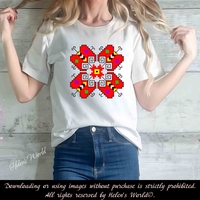 Тениска с български мотив България Шевица 8