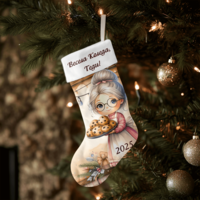 Коледен персонализиран чорап Коледна магия 15