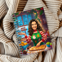 Тефтер ръчно правен персонализиран Коледа карикатура 2