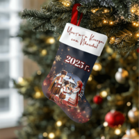 Коледен персонализиран чорап Коледари 5