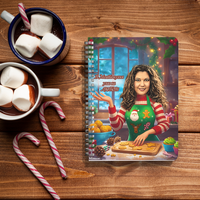 Тефтер ръчно правен персонализиран Коледа карикатура 2