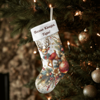 Коледен персонализиран чорап Коледна магия 16