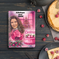 Тефтер ръчно правен персонализиран Коледа карикатура 3