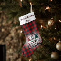 Коледен персонализиран чорап Коледна магия 13