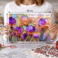 Стъклена дъска за рязане 