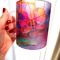 Персонализирани стъклена чаши мат за 8-ми март 1