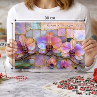 Стъклена дъска за рязане 