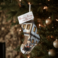 Коледен персонализиран чорап Коледари 1