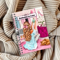 Тефтер персонализиран модерна жена Инфлуенсър